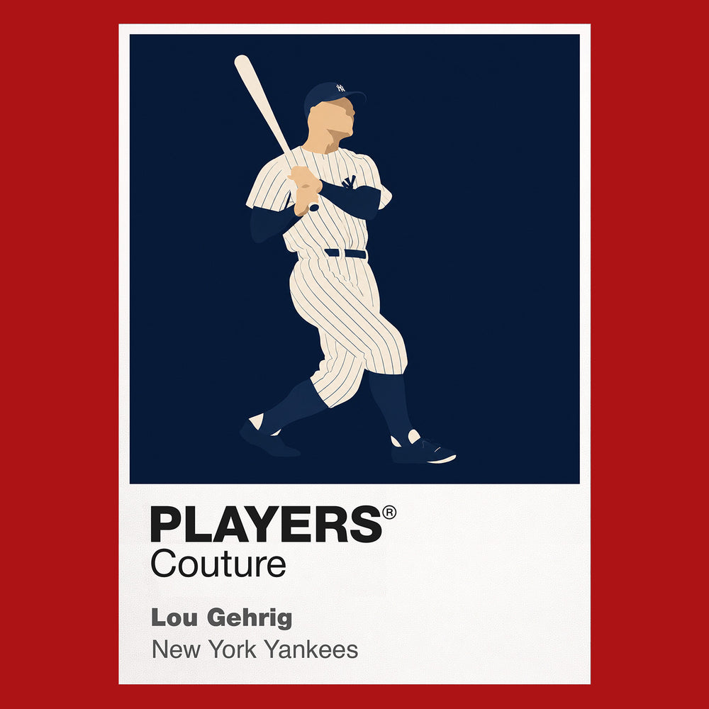 Lou Gehrig Yankees Baseball Icon Frame - Icon Design (View 9)