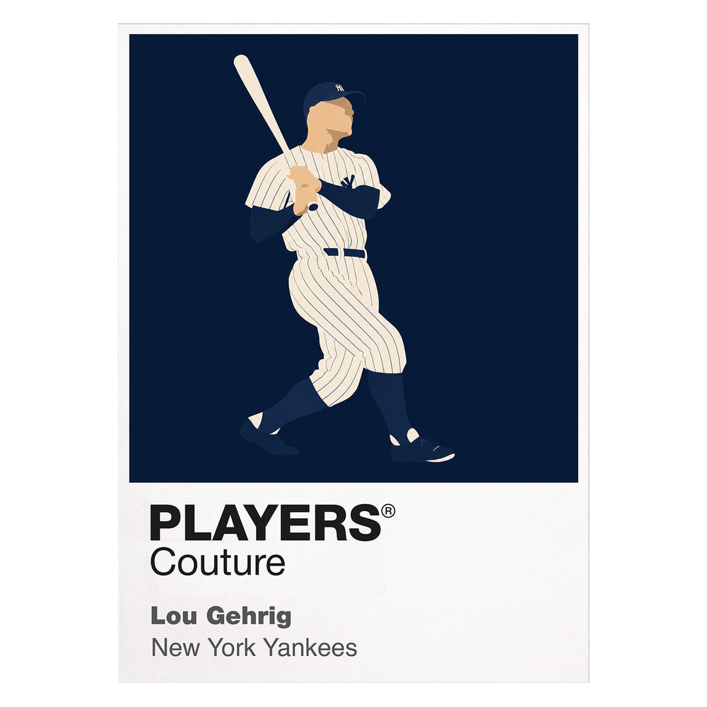 Lou Gehrig Yankees Baseball Icon Frame - Icon Design (View 7)