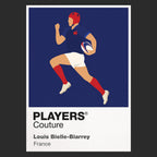 Louis Bielle-Biarrey Rugby Union Icon Frame Men's T-Shirt – image 9