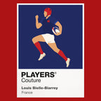Louis Bielle-Biarrey Rugby Union Icon Frame Men's T-Shirt – image 10