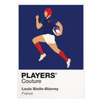 Louis Bielle-Biarrey Rugby Union Icon Frame Men's Hoodie – image 8