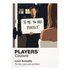 Love Actually the interconnected London ensemble beneath Christmas lights and airport-arrival warmth Icon Frame artwork on white