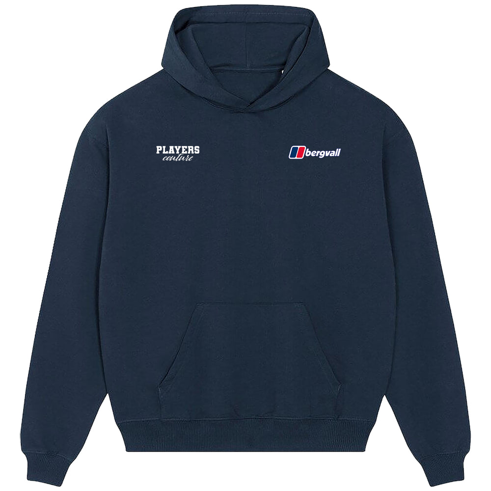 Lucas Bergvall Logo Players Couture Men's Casual Hoodie Navy
