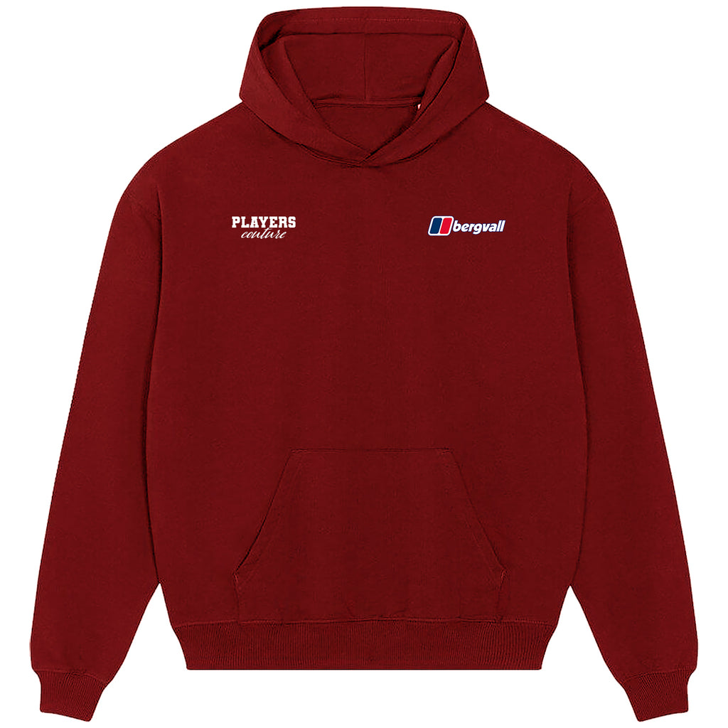 Lucas Bergvall Logo Players Couture Men's Casual Hoodie Red
