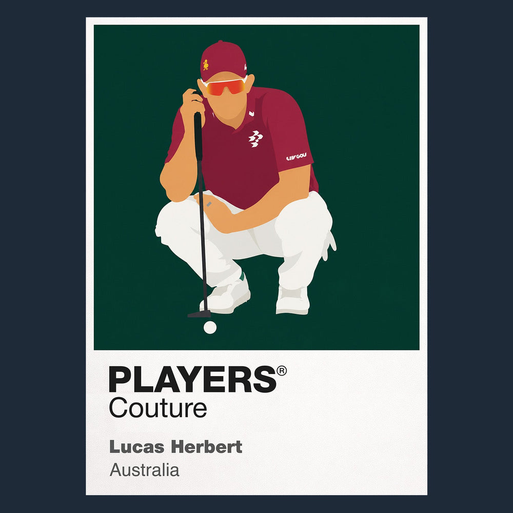 Lucas Herbert Golf Icon Frame Men's Polo Shirt