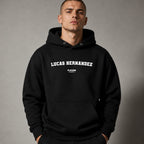 Lucas Hernandez name-print hoodie - black