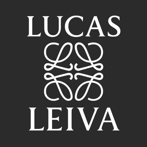 Lucas Leiva Logo Men's T-Shirt – black close-up detail shot of the Lucas Leiva Players Couture logo design