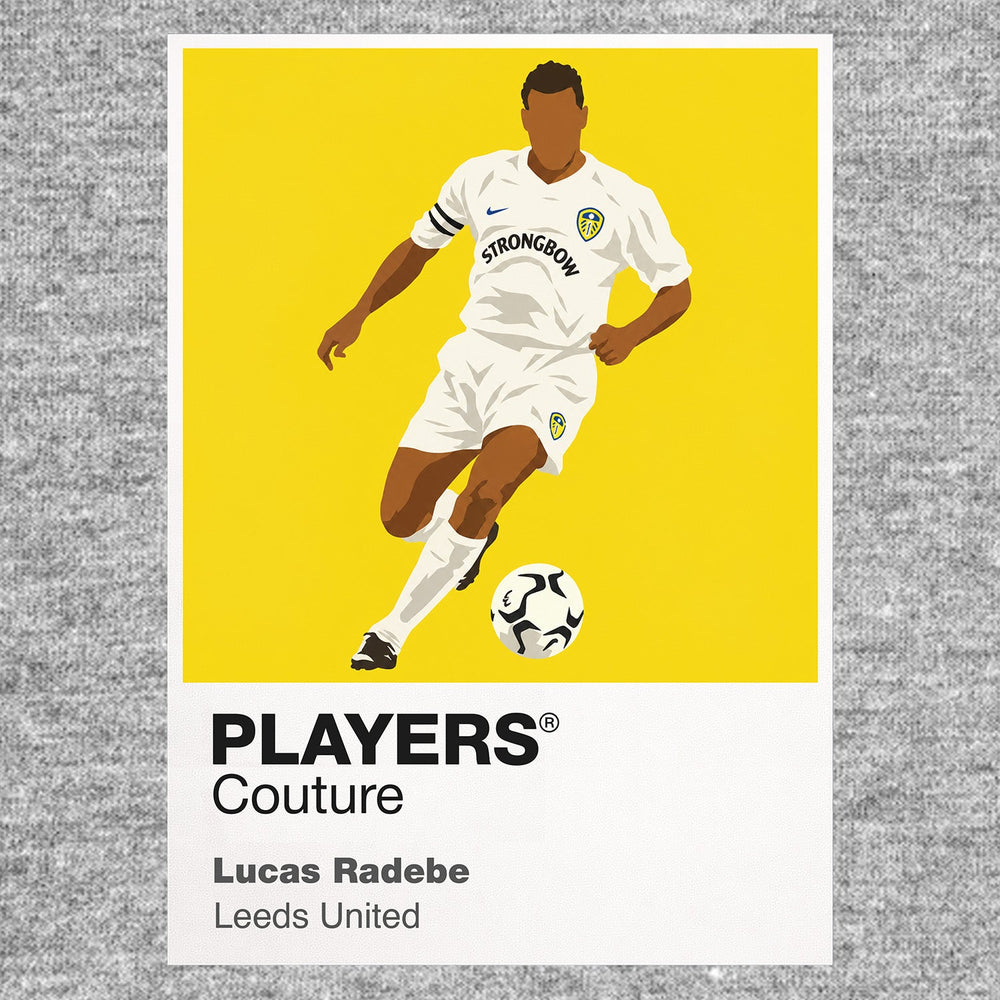 Lucas Radebe Leeds United Men's T-Shirt - Grey