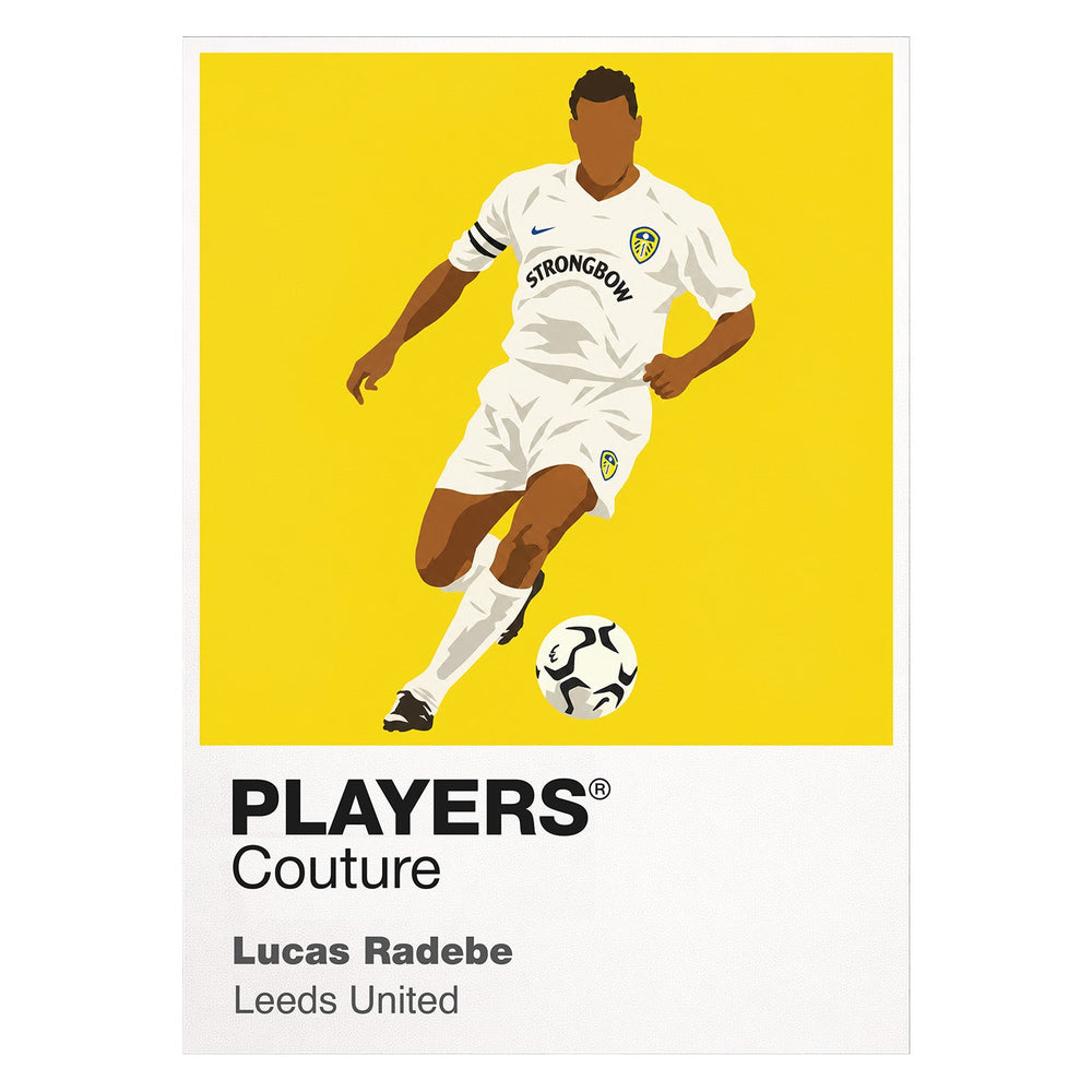Lucas Radebe Leeds United Men's T-Shirt - White