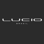 Lucio Logo Men's Hoodie – black close-up detail shot of the Lucio Players Couture logo design