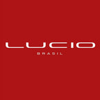 Lucio Logo Men's Hoodie – red close-up detail shot of the Lucio Players Couture logo design