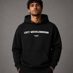 Lucy Mecklenburgh name-print hoodie - black
