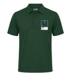 Ludvig Aberg Golf Icon Frame Men's Polo Shirt - Bottle Green