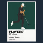Ludvig Aberg Golf Icon Frame Men's Hoodie