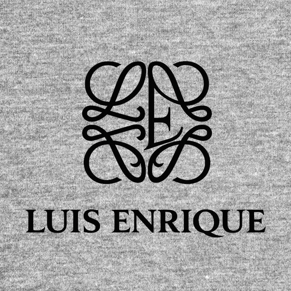 Luis Enrique Logo Players Couture Mens T-Shirt - White / S | Barcelona, Fashion Collection, Football, Men's, PSG, Real Madrid, T-Shirts, Volume 1