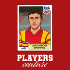 Luis Enrique World Cup Sticker Men's Hoodie – luis enrique red Players Couture design