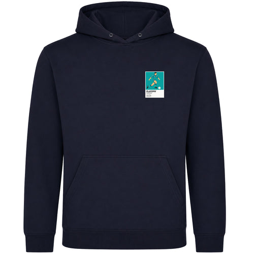 Luís Figo Barcelona Auswärts-Icon-Kapuzenpullover für Herren