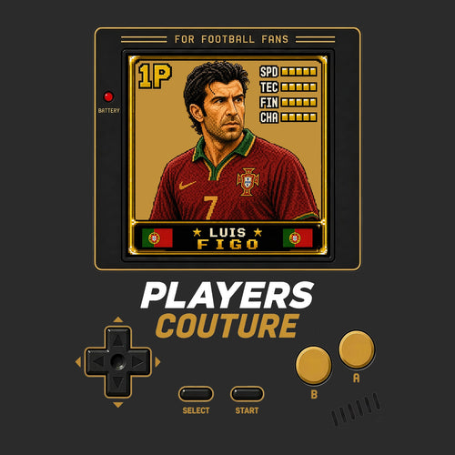 Luis Figo Legend 8-Bit Men's Hoodie - image 1