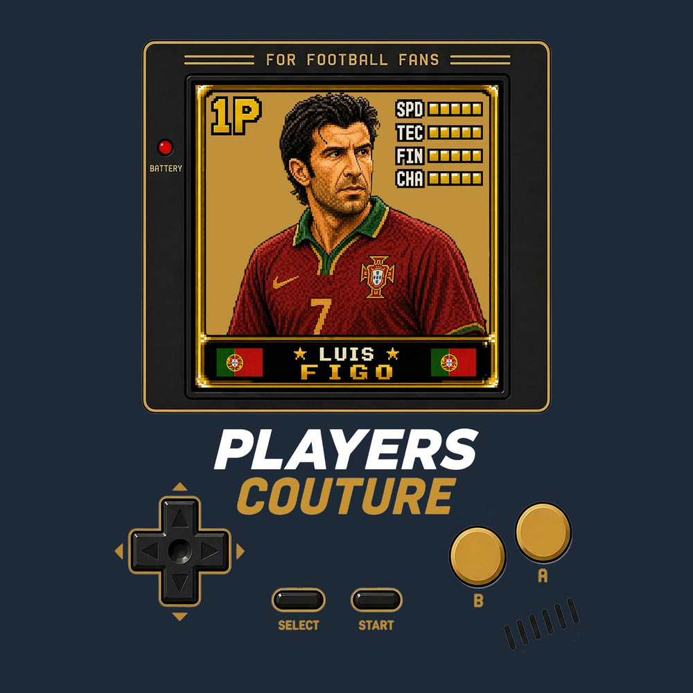 Luis Figo Legend 8-Bit Men's Hoodie - image 7