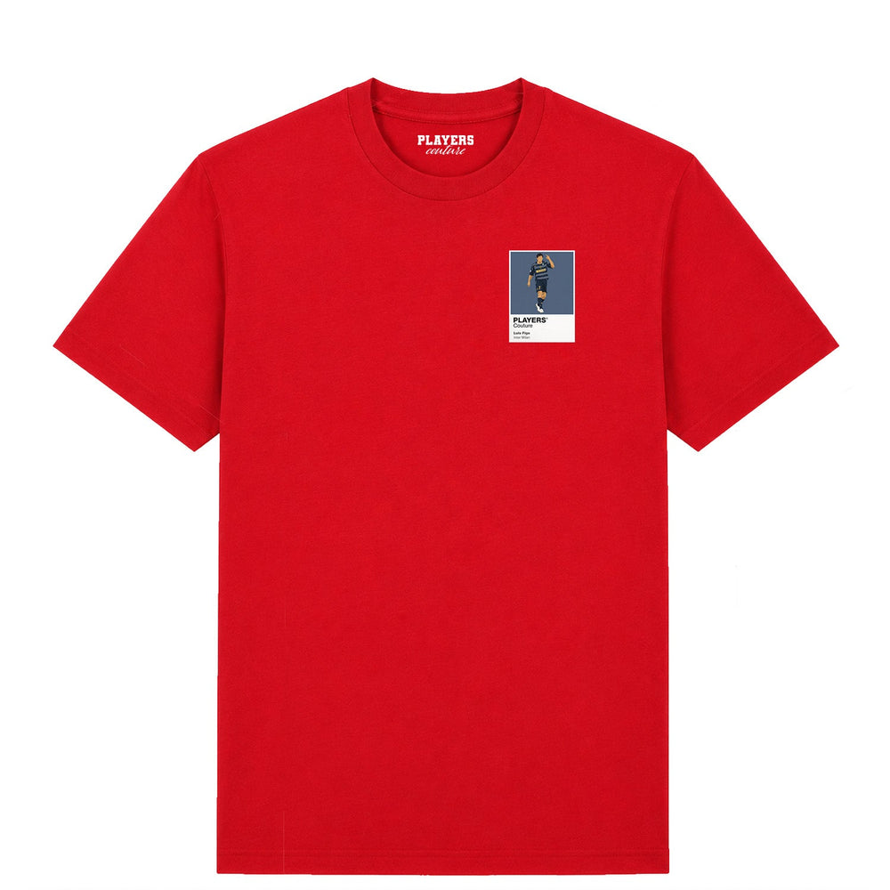 Luís Figo Inter Milan Icon Frame Men's T-Shirt – red