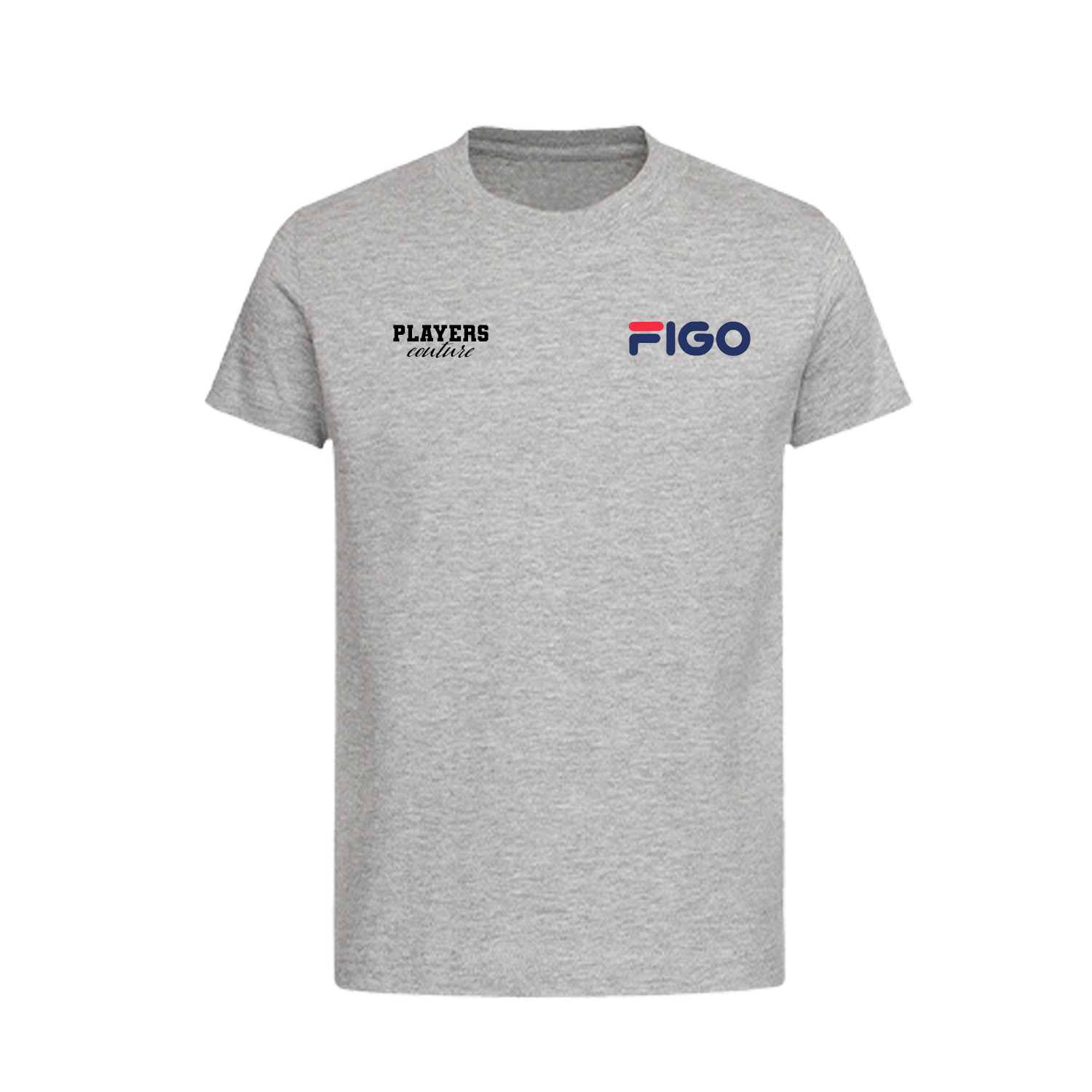 Luis Figo Logo Players Couture Kids T-Shirt Gray