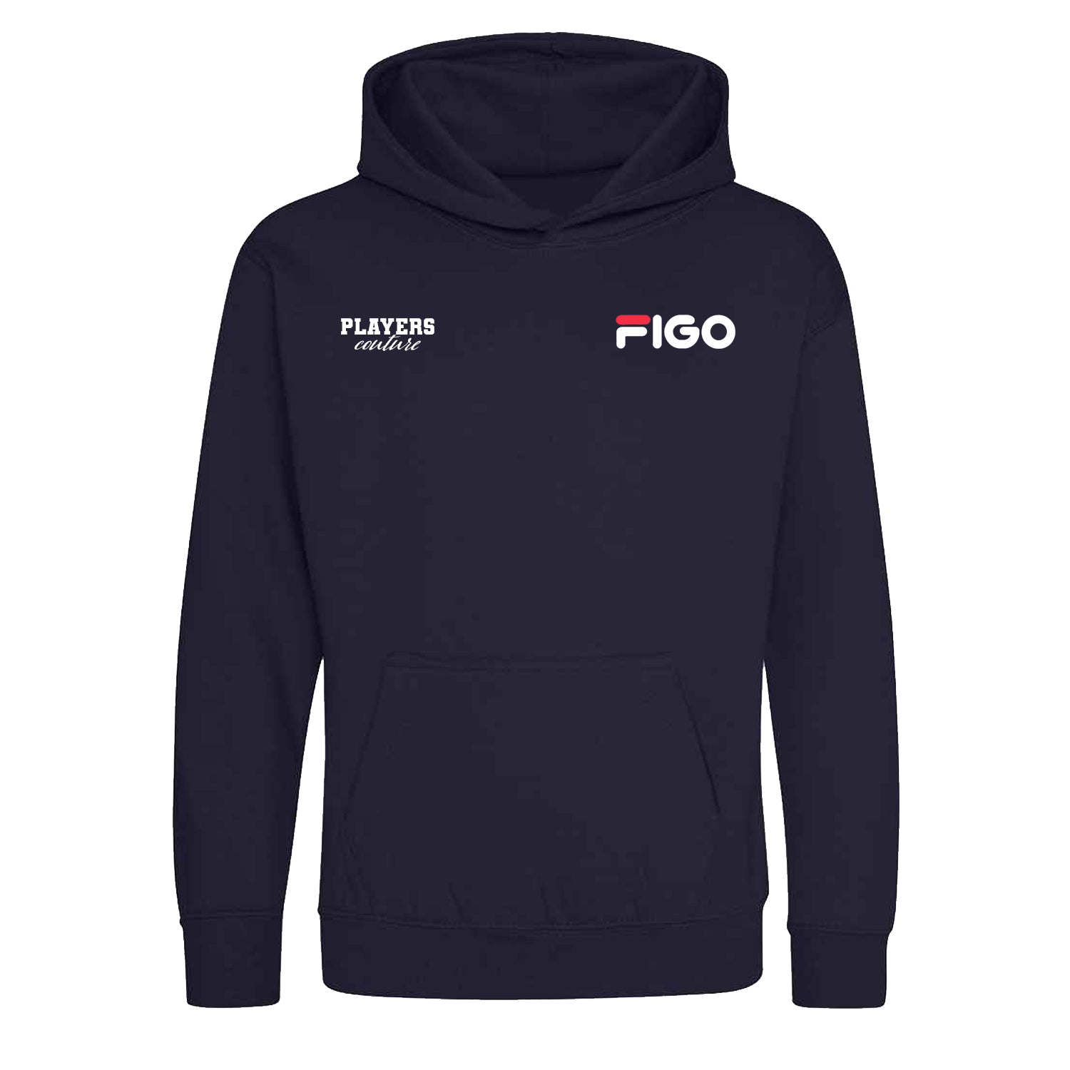 Luis Figo Logo Players Couture Kids Hoodie Navy