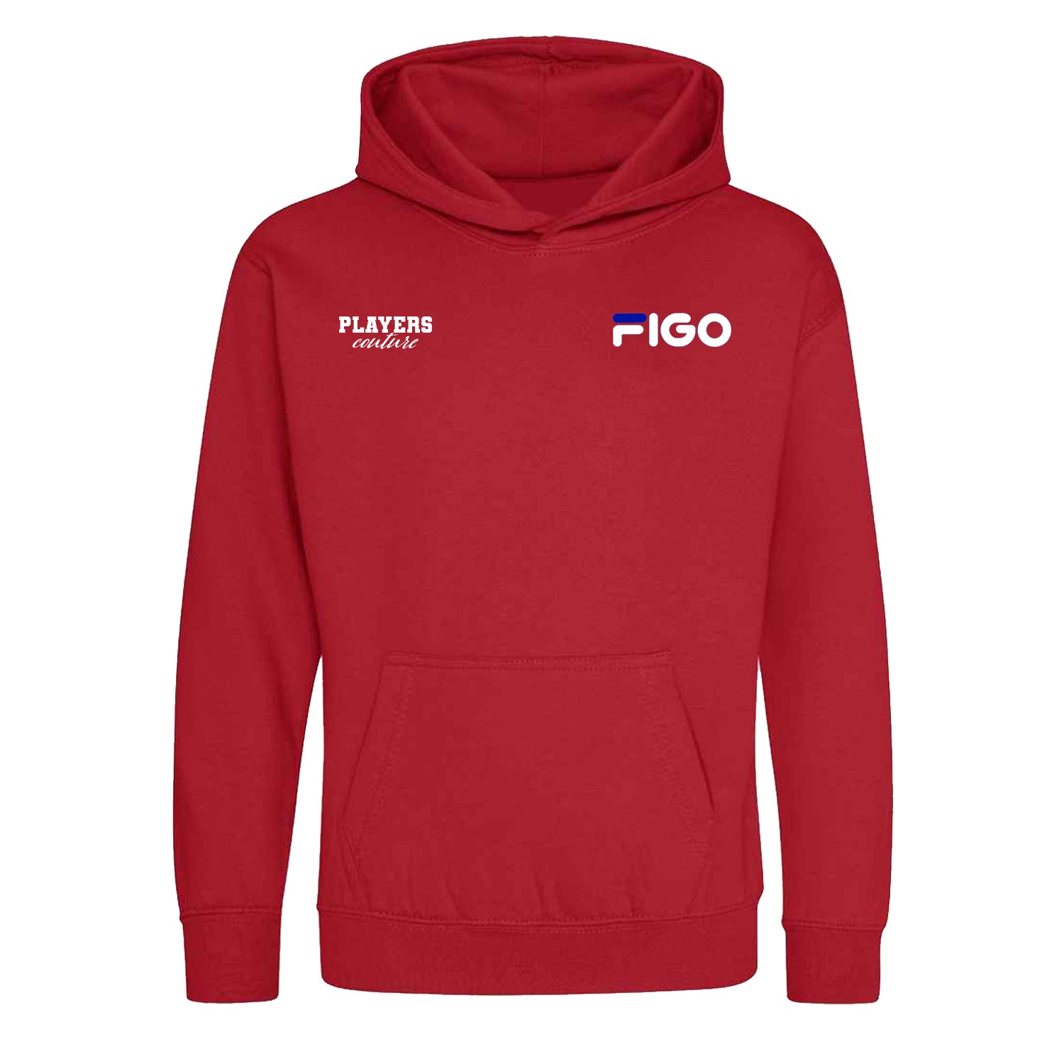 Luis Figo Logo Players Couture Kids Hoodie Red