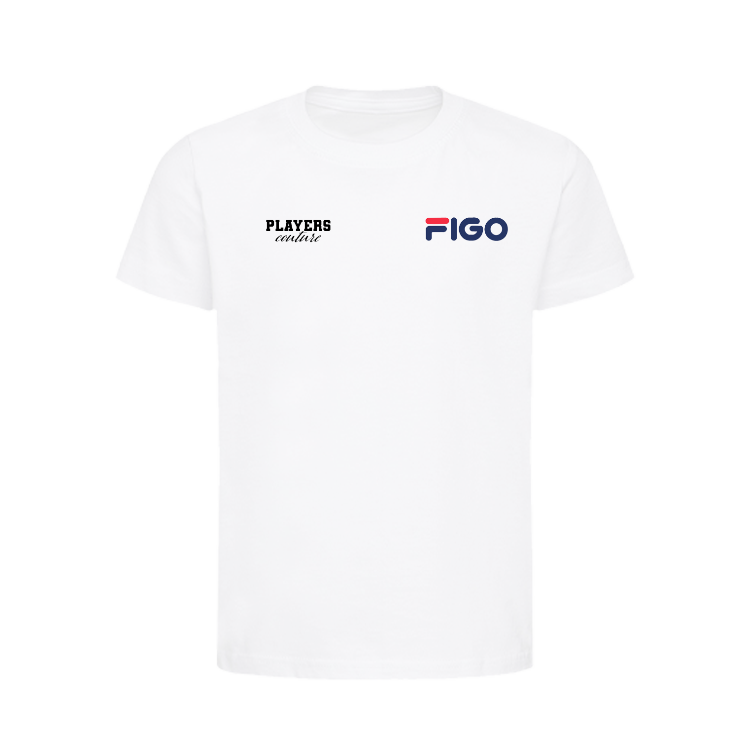 Luis Figo Logo Players Couture Kids T-Shirt White