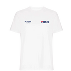 Luis Figo Logo Players Couture Mens T-Shirt White