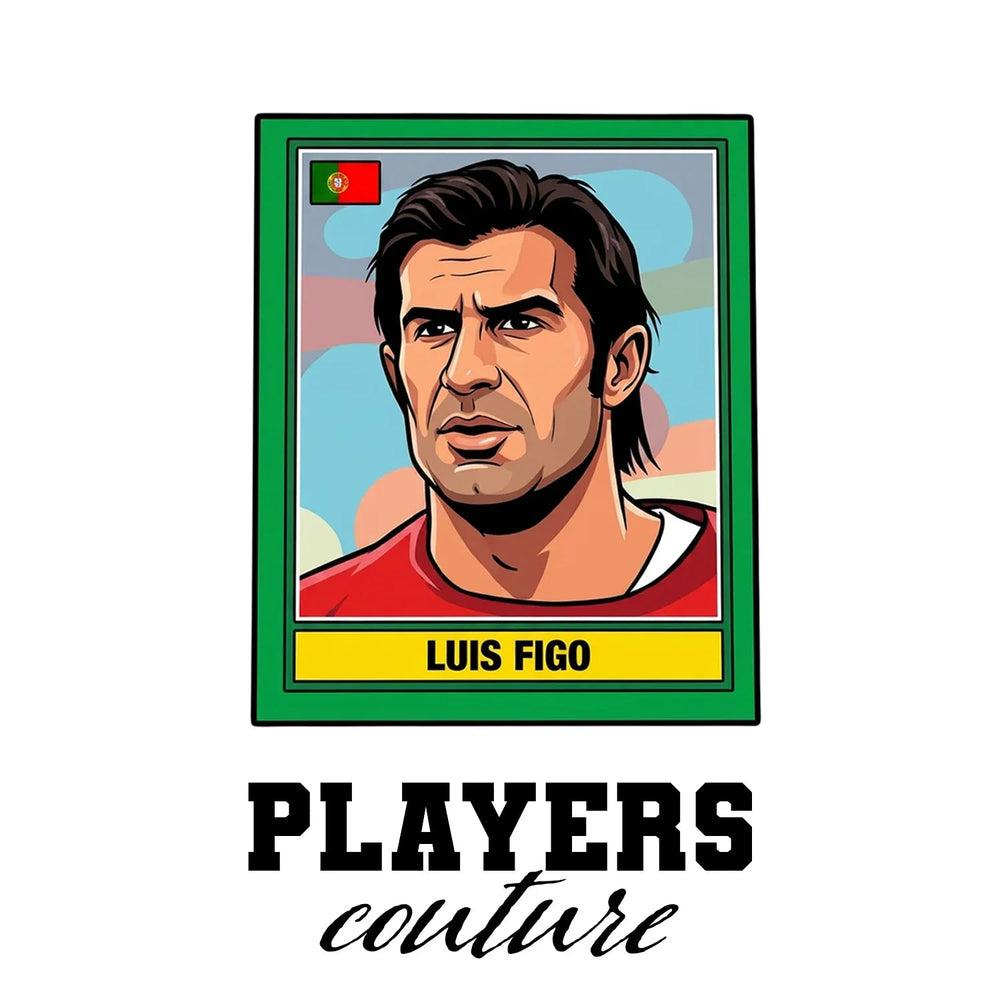 Luis Figo World Cup Sticker Men's Hoodie – luis figo white Players Couture design
