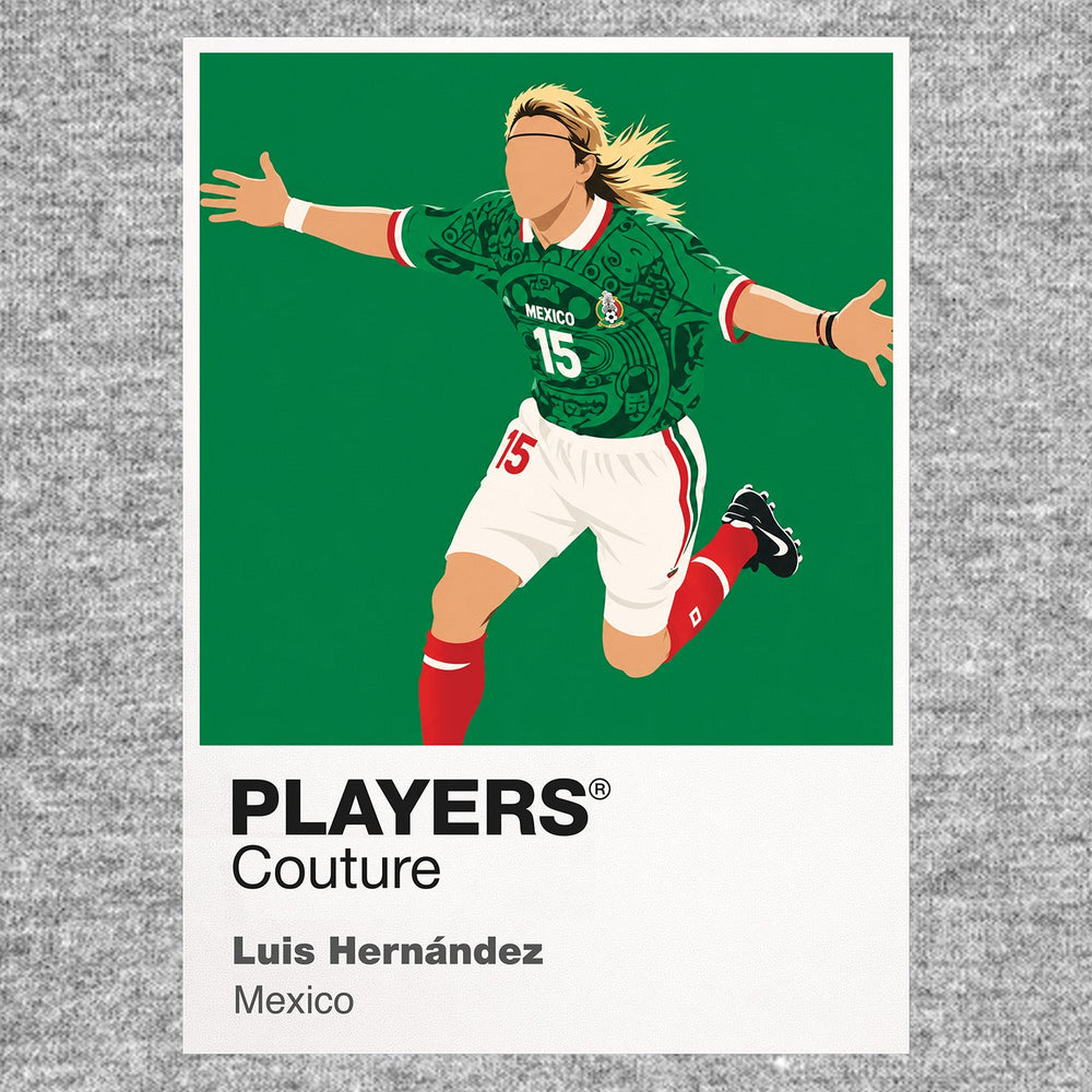 Luis Hernández Icon Frame artwork in grey