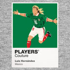 Luis Hernández Icon Frame artwork in grey