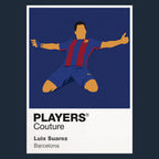 Luis Suarez Barcelona Icon Frame — Navy