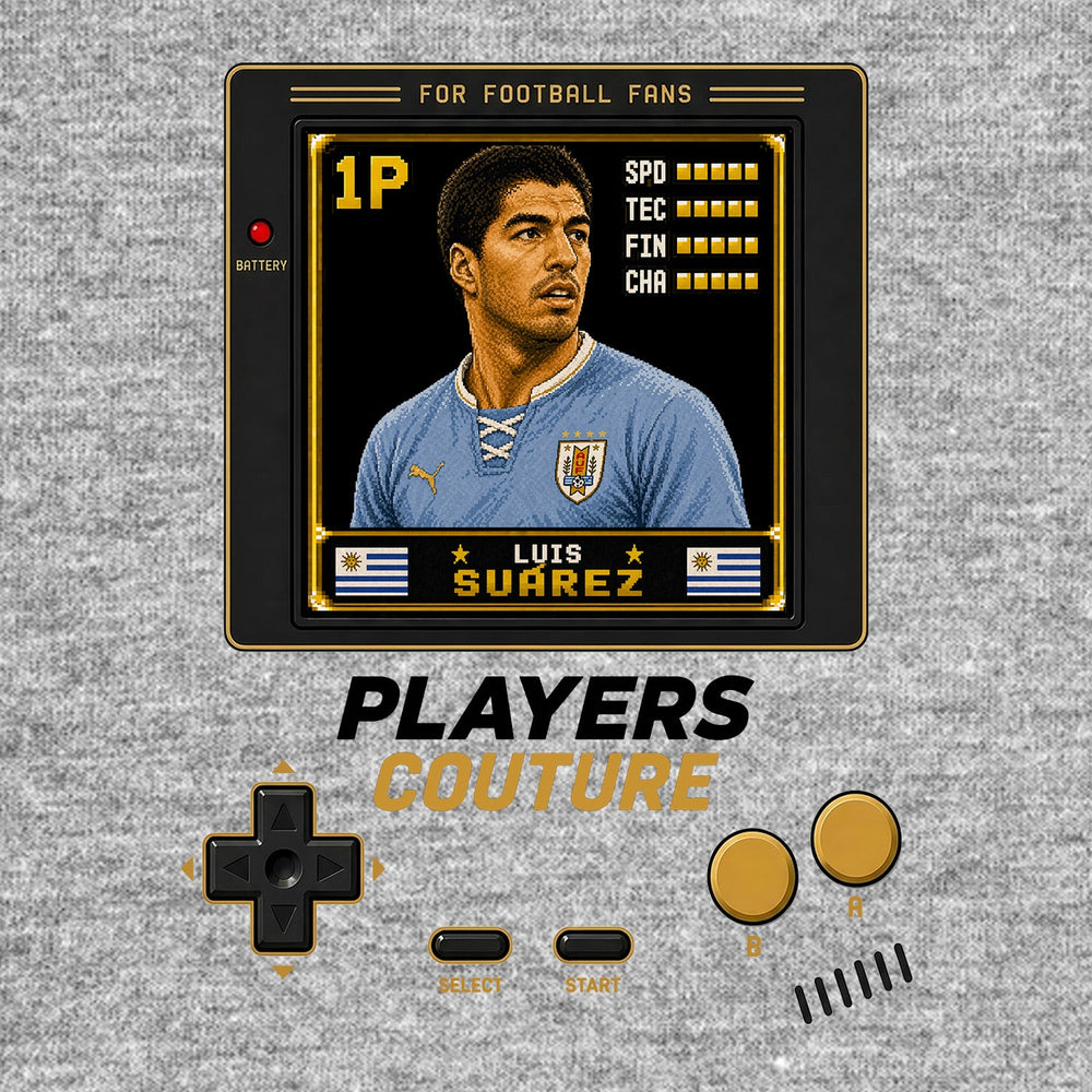 Luis Suarez Legend 8-Bit Men's Hoodie - image 9
