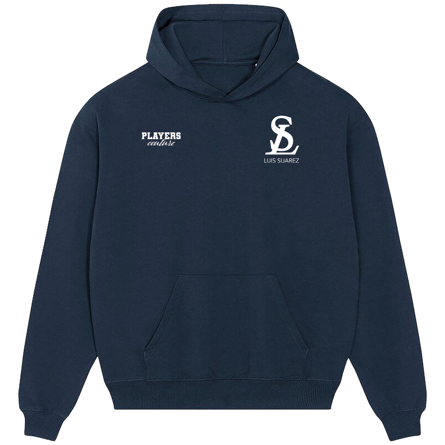 Luis Suarez Logo Players Couture Men's Casual Hoodie Navy