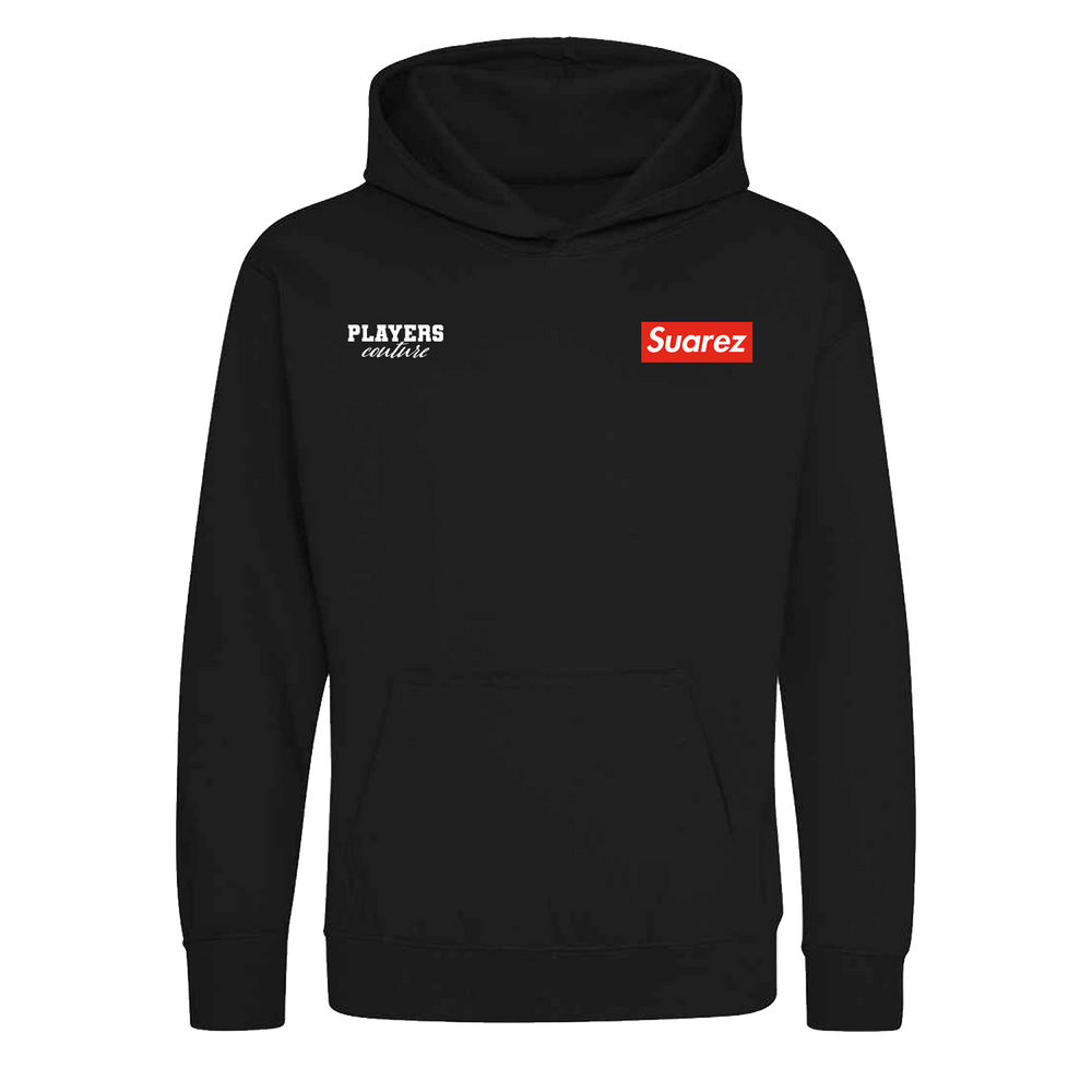 Luis Suarez Logo Players Couture Kids Hoodie Black