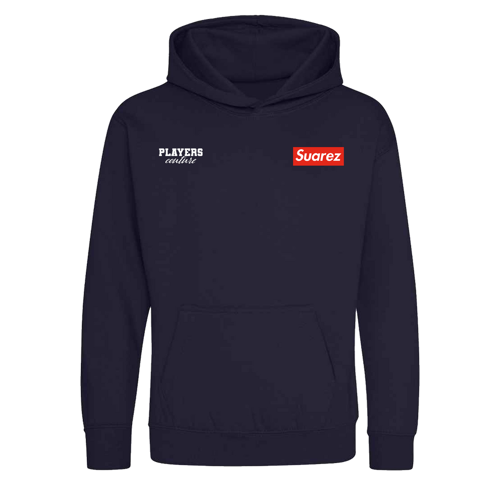 Luis Suarez Logo Players Couture Kids Hoodie Navy