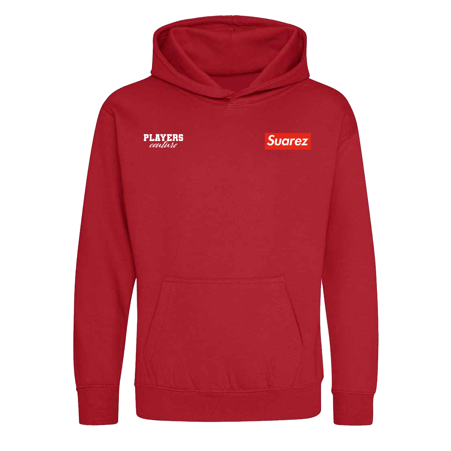 Luis Suarez Logo Players Couture Kids Hoodie Red