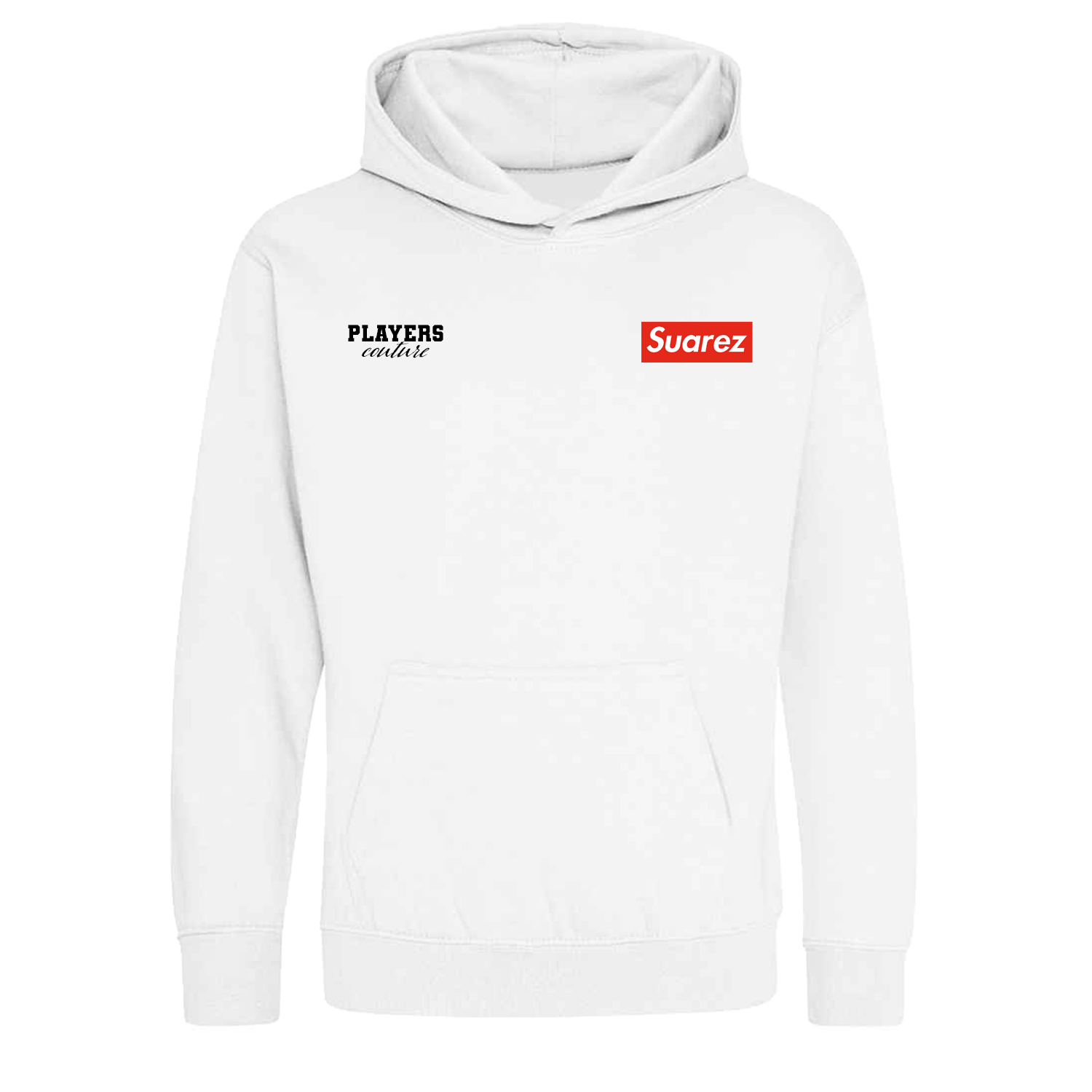 Luis Suarez Logo Players Couture Kids Hoodie White