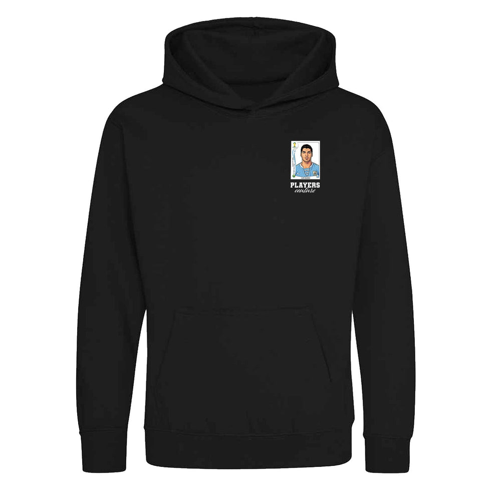 Luis Suarez World Cup Sticker Kids Hoodie – luis suarez sticker kids black hoodie Players Couture design