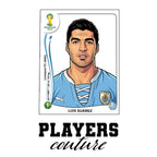 Luis Suarez World Cup Sticker Kids T-Shirt – luis suarez white Players Couture design