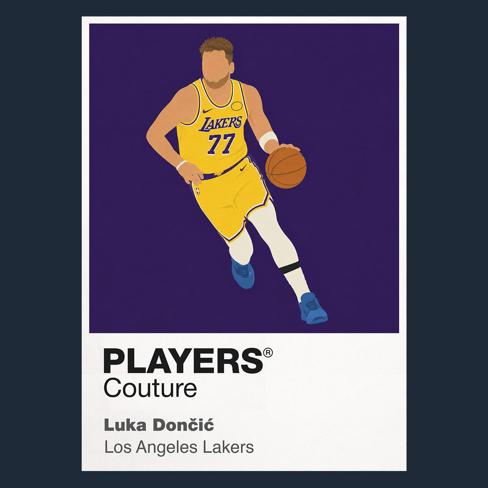 Luka Doncic Lakers Basketball Icon Frame Men's Hoodie