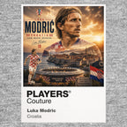 Luka Modric Croatia Atlas Frame artwork by Players Couture
