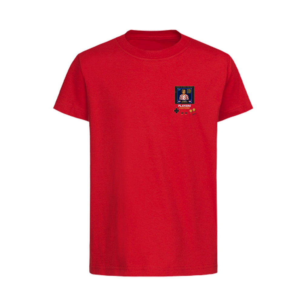 Luka Modric 1P 8-Bit t-shirt retro gaming design by Players Couture