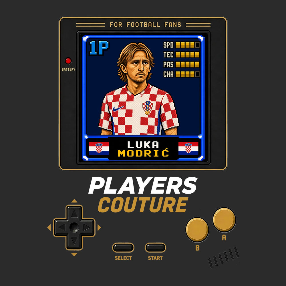 Luka Modric Icon 8-Bit Men's Hoodie - image 1
