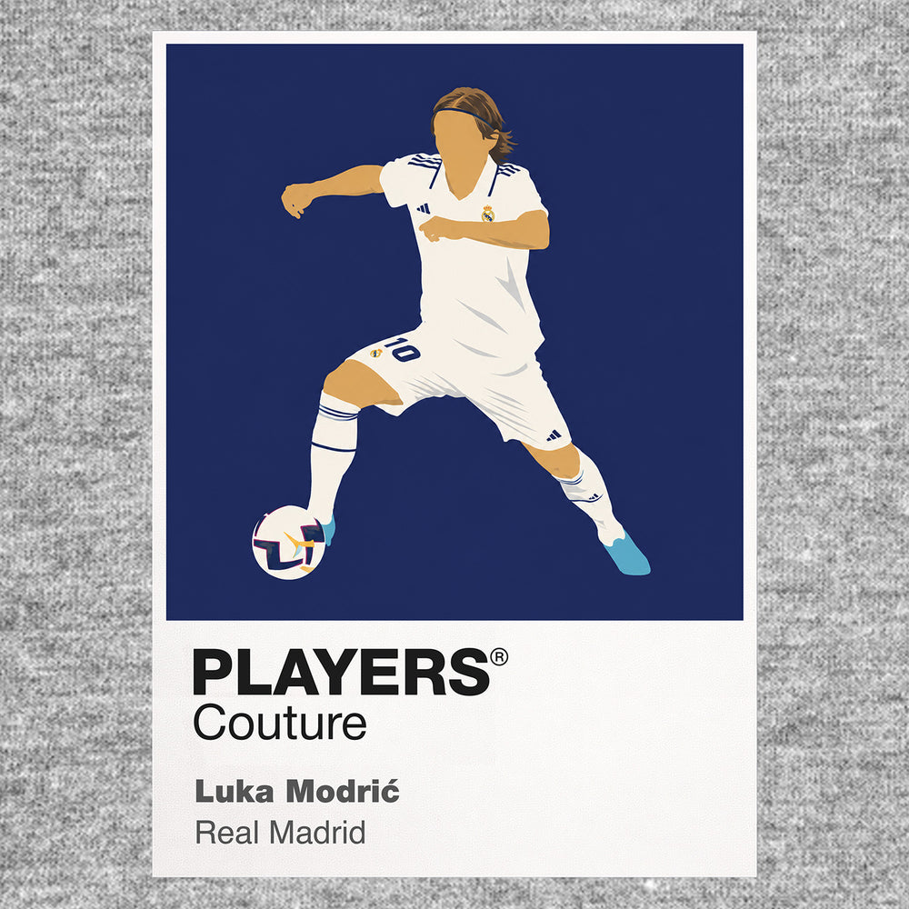 Luka Modric Real Madrid Icon Frame — Gray
