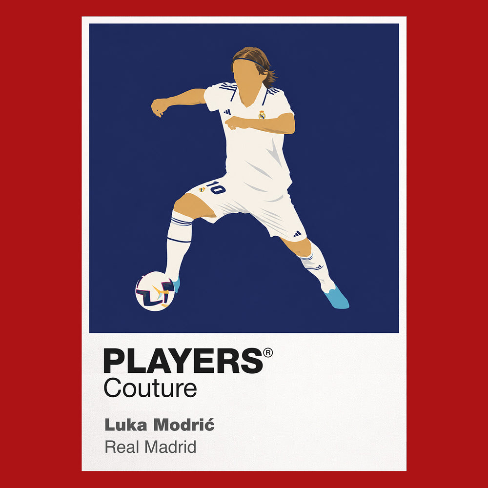 Luka Modric Real Madrid Icon Frame — Red