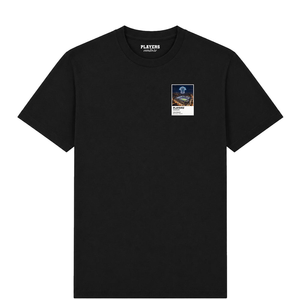 Luka Modrić Real Madrid Icons in Lights Frame Men's T-Shirt in Black