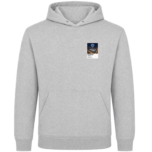 Luka Modrić Real Madrid Icons in Lights Frame Men's Hoodie in Gray