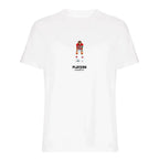 Luka Modric Icon t-shirt – white men's t-shirt with black Luka Modric Icon letters and Players Couture logo on the chest